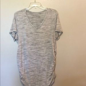 Stretchy Motherhood Maternity ruched tunic